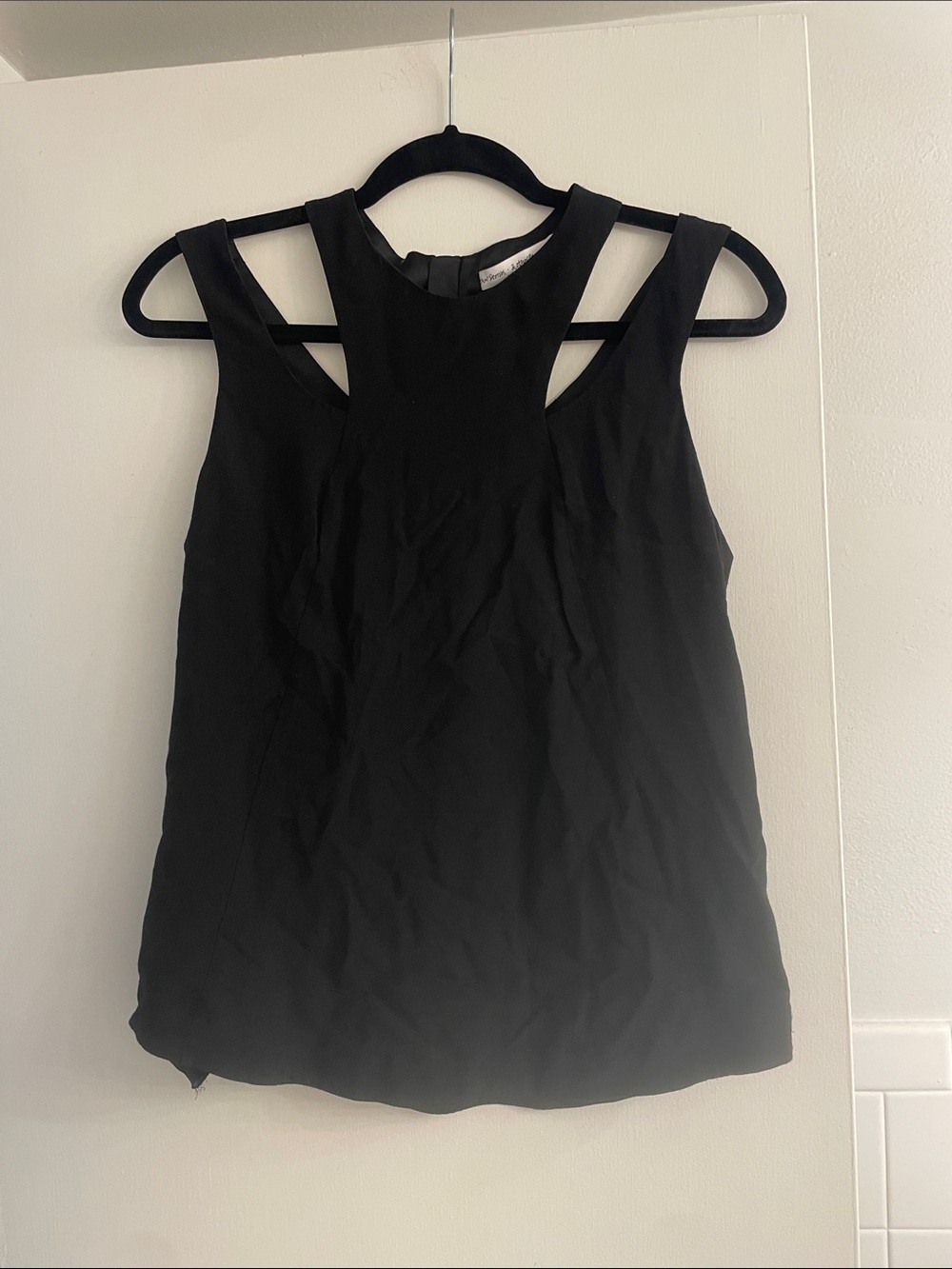 & Other Stories - Black Sleeveless Cutout Back Tank Top - Women